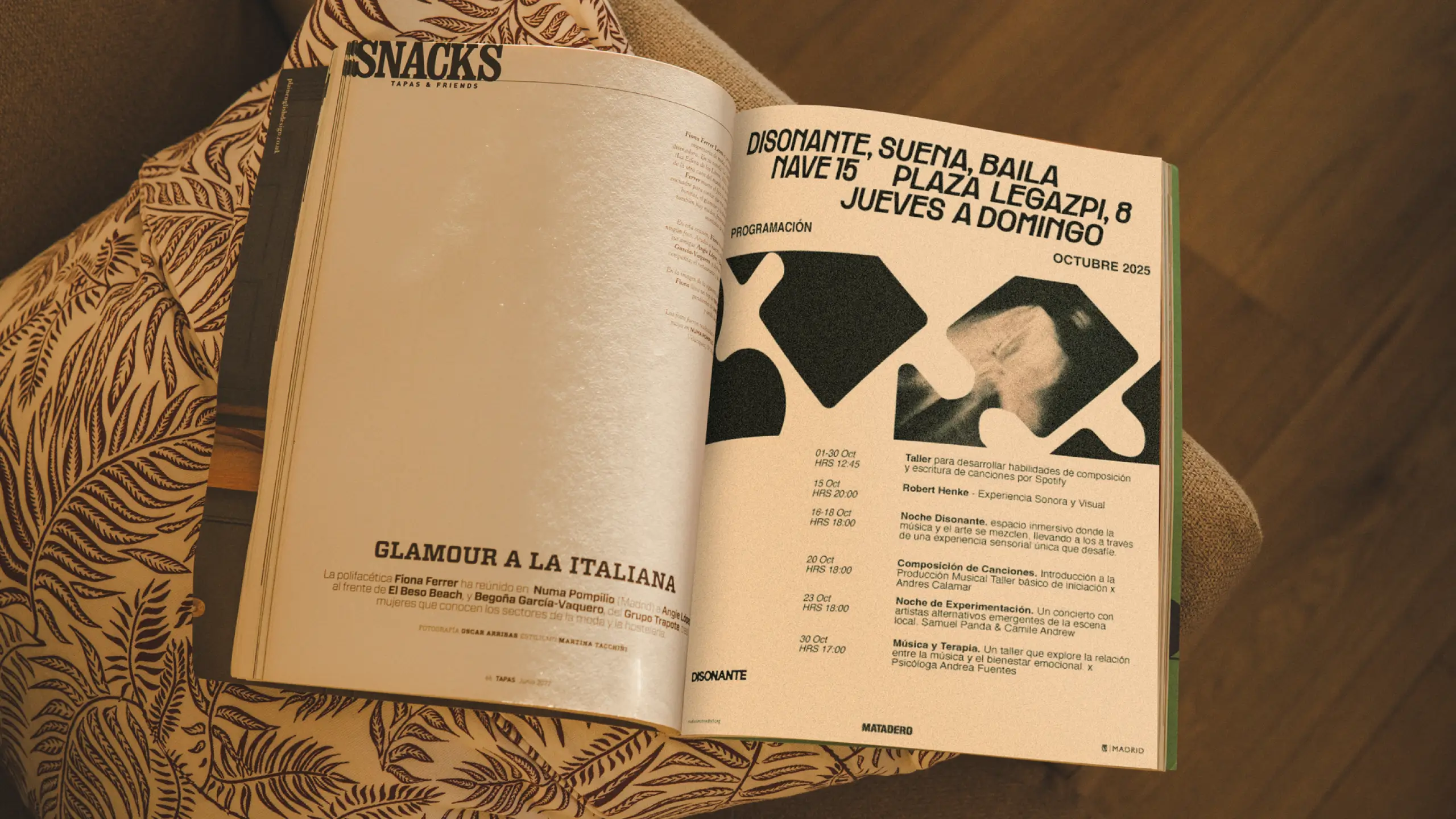 Programación de Disonante en formato real